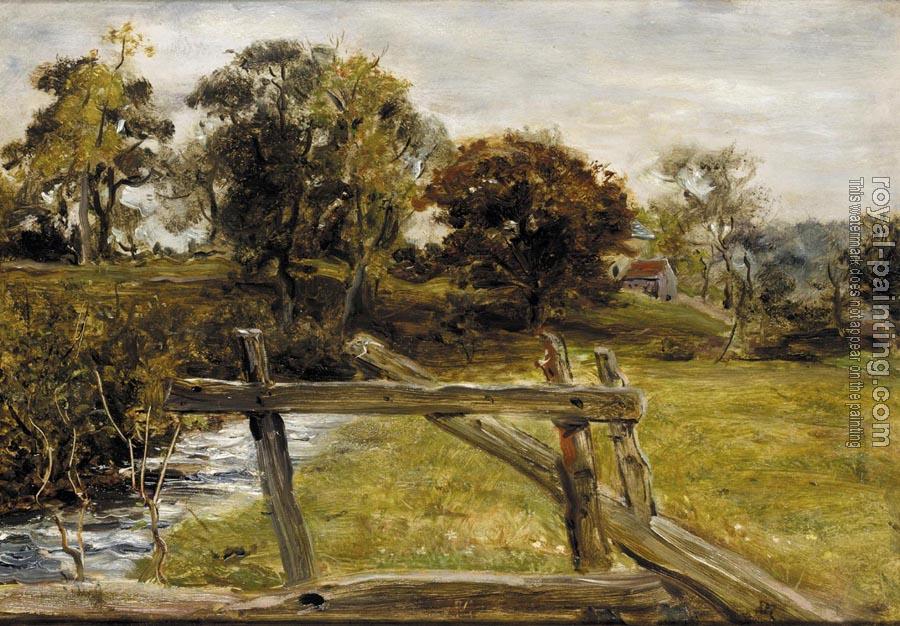 Sir John Everett Millais : View Near Hampstead